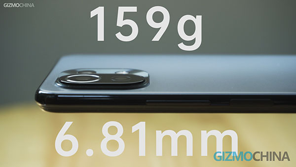 وزن و ضخامت Xiaomi Mi 11 Lite 5G